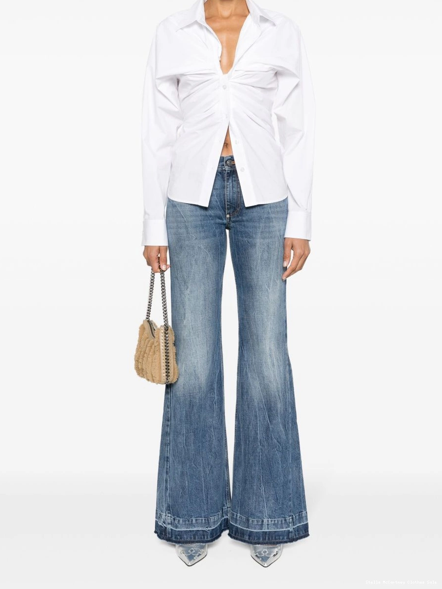 Cheap Stella McCartney flared Women mid-rise jeans 0803